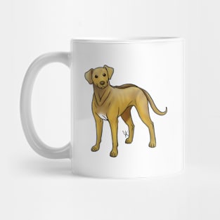 Dog - Rhodesian Ridgeback - Light Red Mug